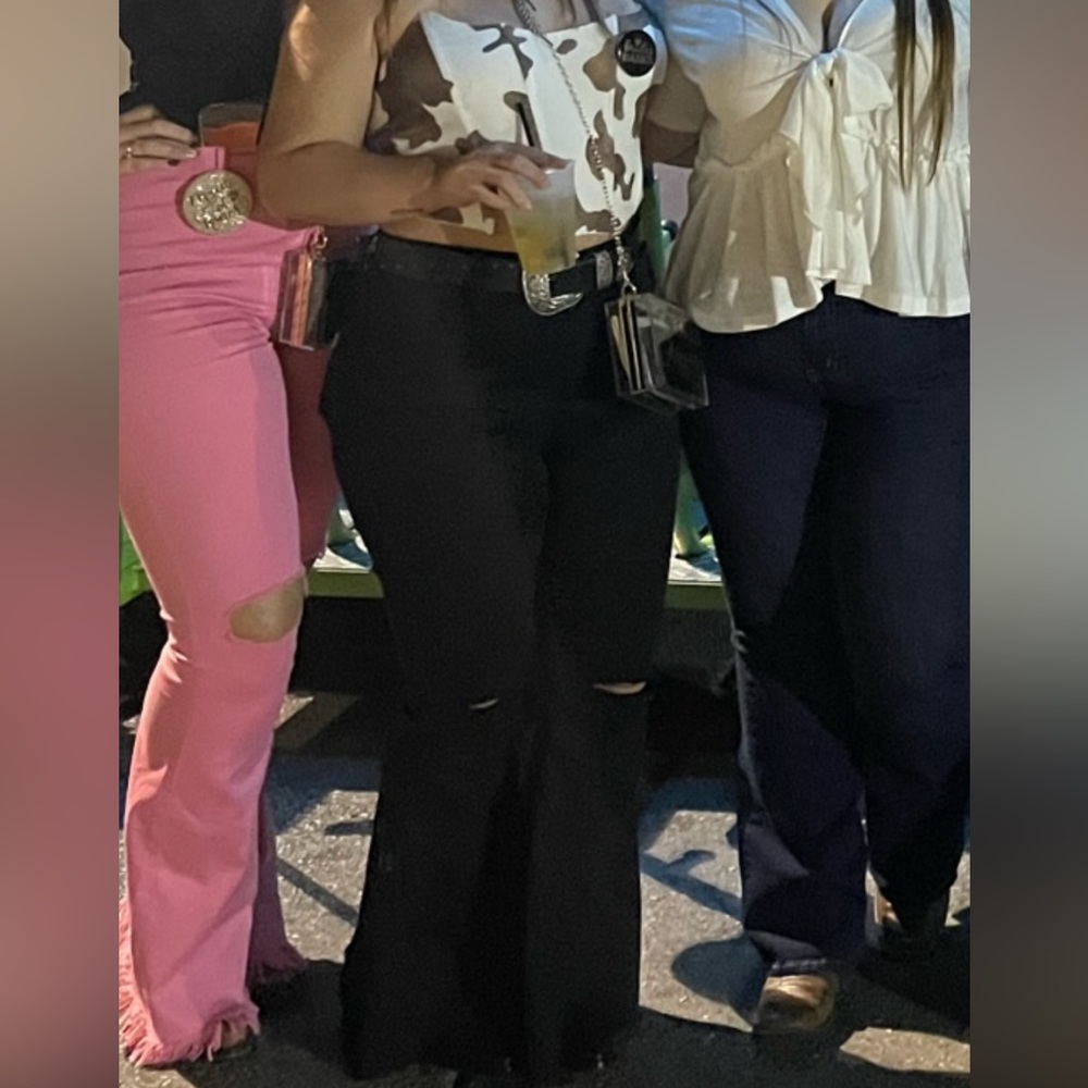 Black Bell Bottoms